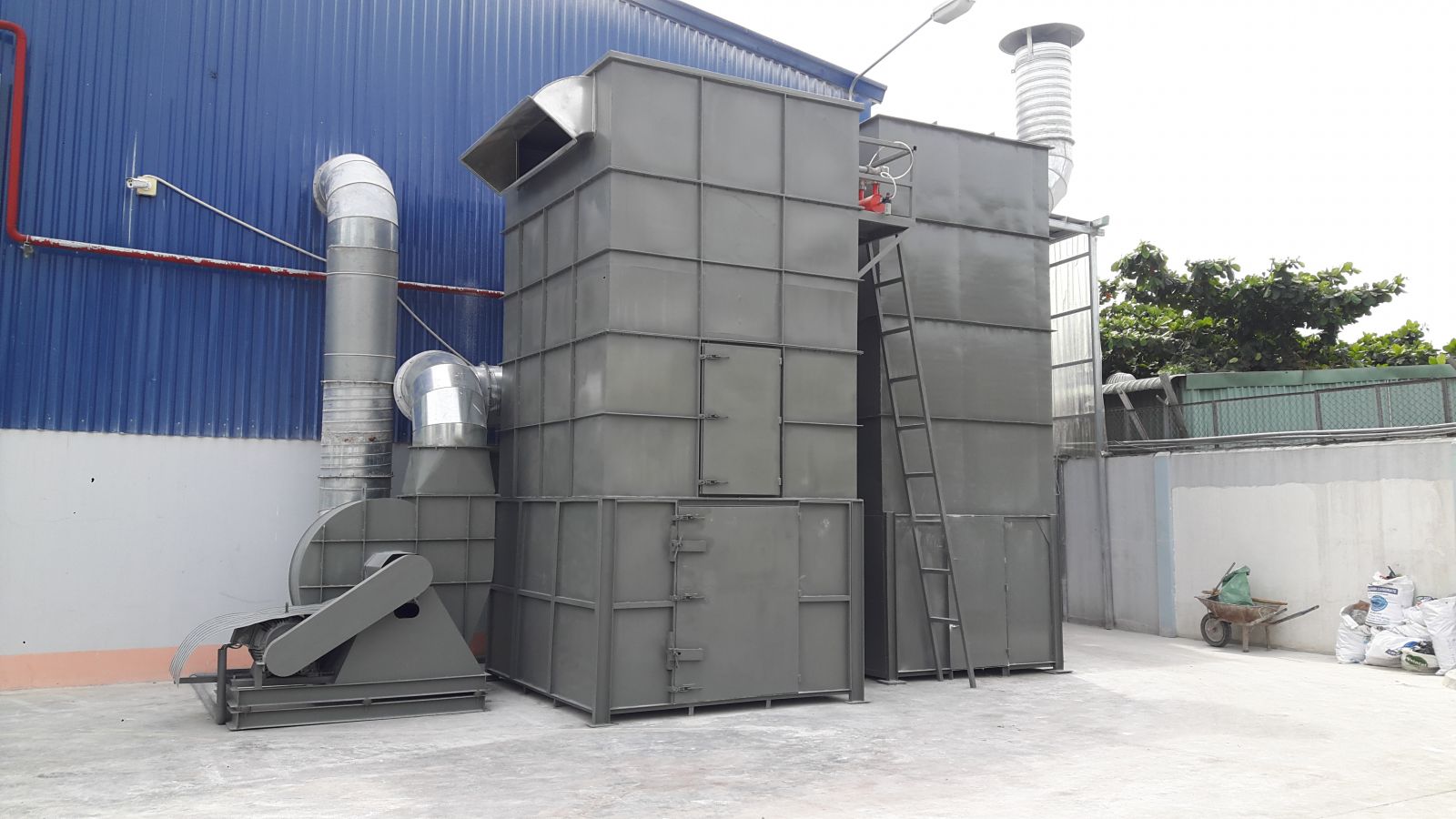 Hệ thống hút bụi gỗ - lắp đặt ở Bình Dương