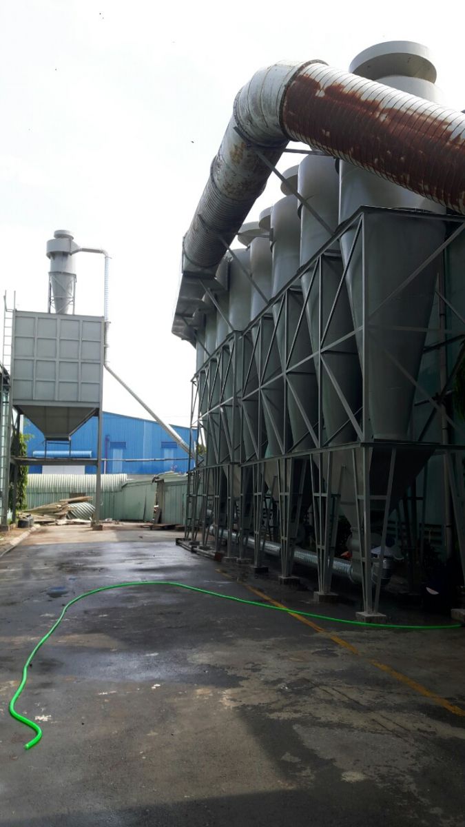 Hệ thống hút bụi gỗ - lắp đặt ở Bình Dương