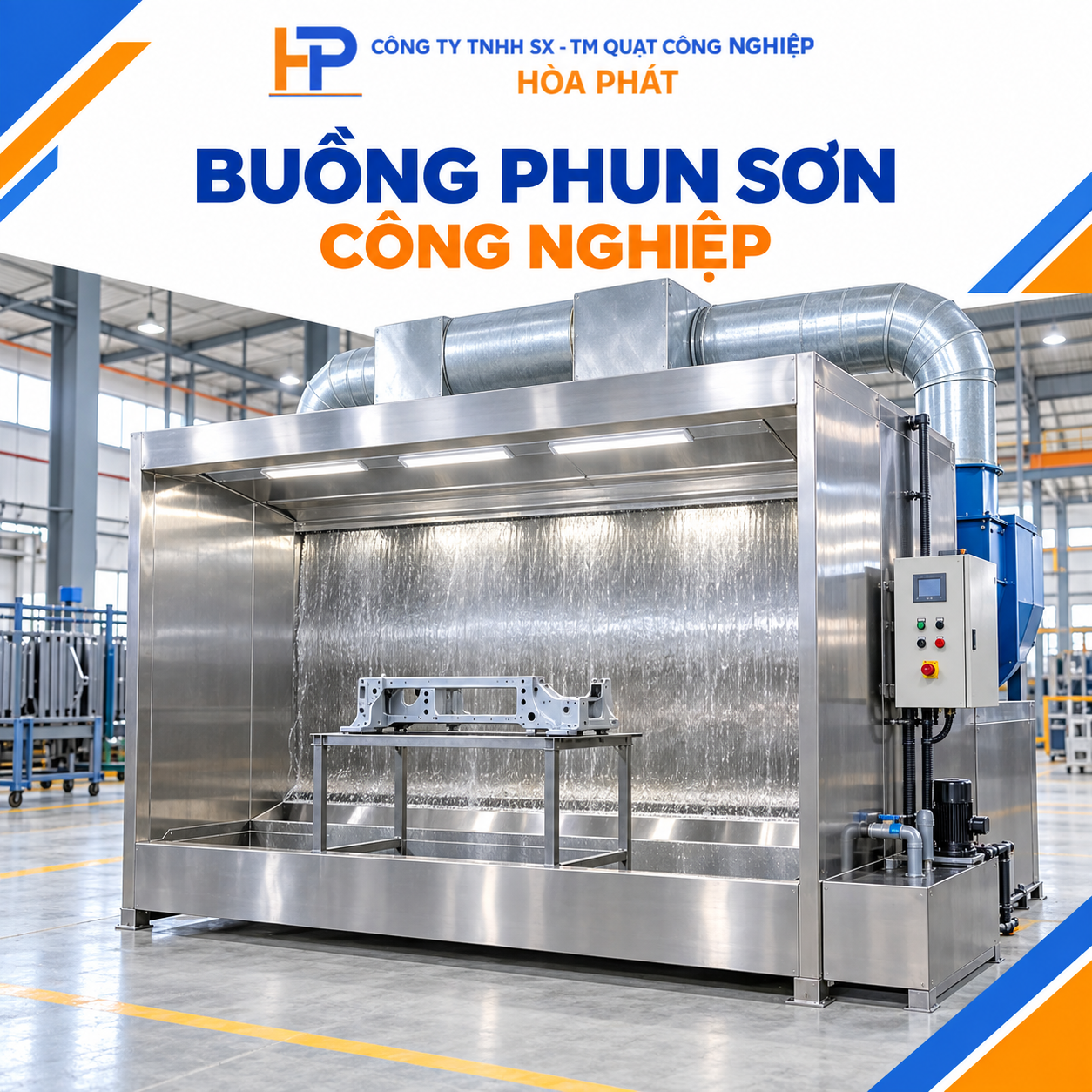 buồng phun sơn công nghiệp