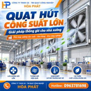 Quạt hút công suất lớn