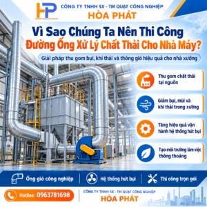 Vì Sao Chúng Ta Nên Thi Công Đường Ống Xử Lý Chất Thải Cho Nhà Máy?
