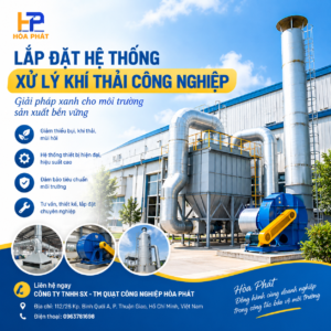 Lắp đặt hệ thống xử lý khí thải công nghiệp